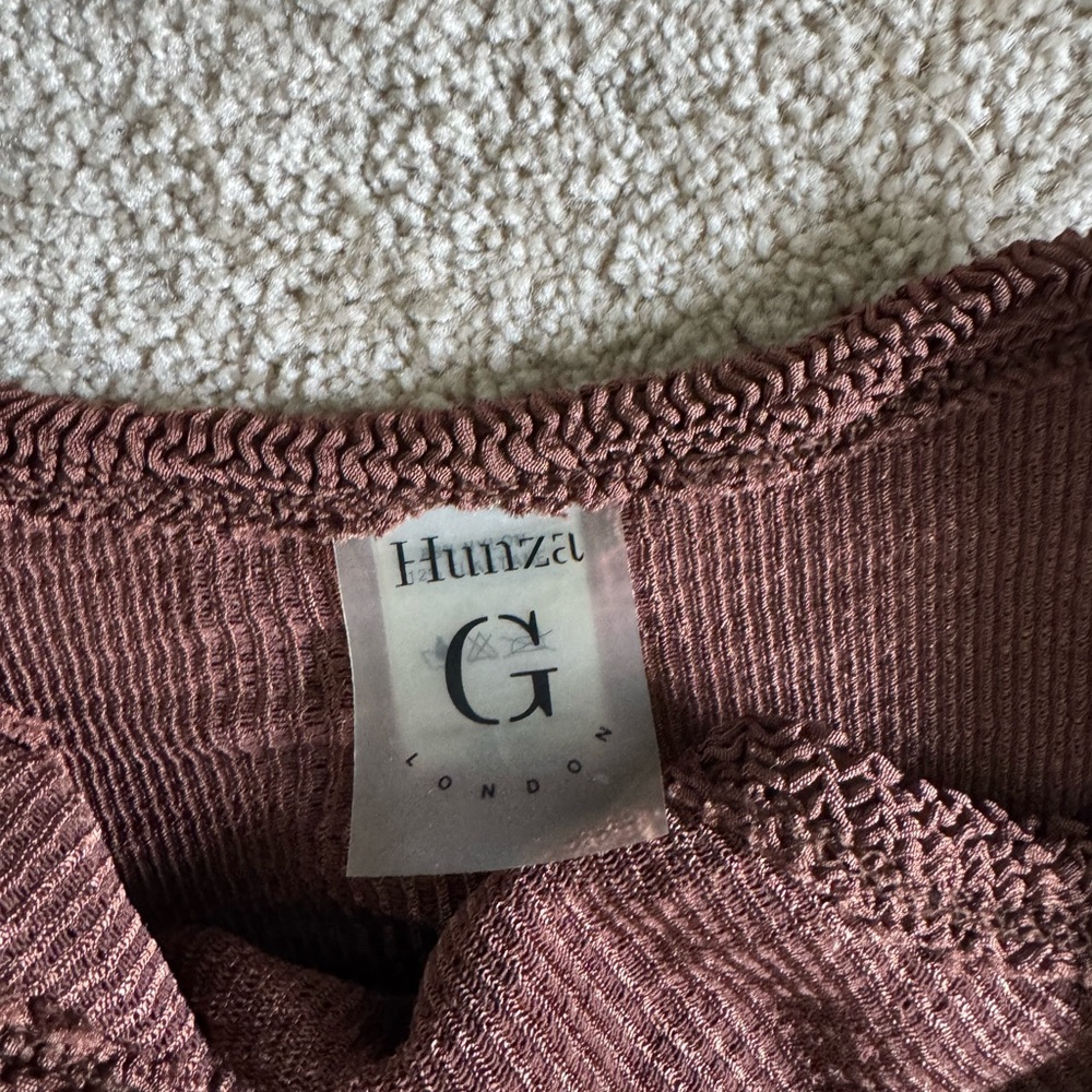 Brown Hunza G One Size Bikini (Gigi) - Picture 4 of 4